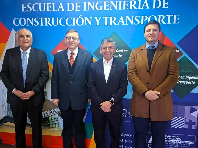 Autoridades y representantes institucionales en el Nodo Los Andes del congreso LogiRed 2026